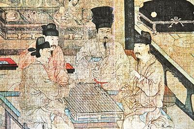 画中人物：卷中四人知是谁？