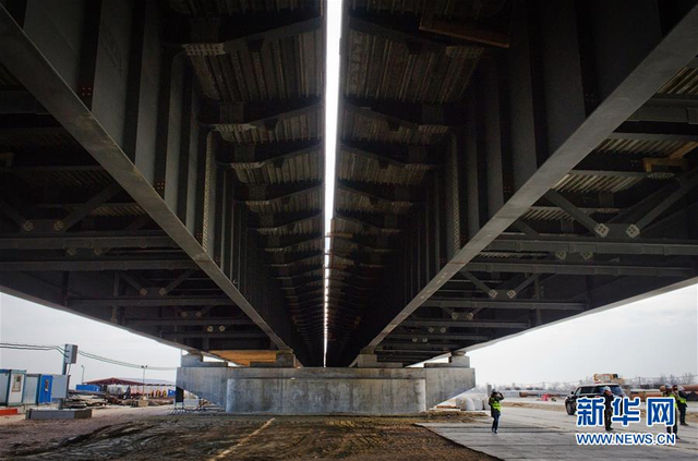 建设中的刻赤海峡跨海大桥