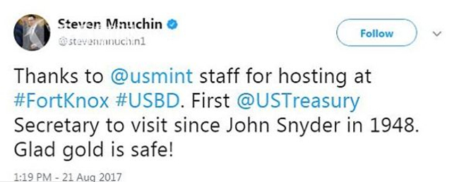 世界最大金库黄金存量达4100多吨市值超1860亿美元