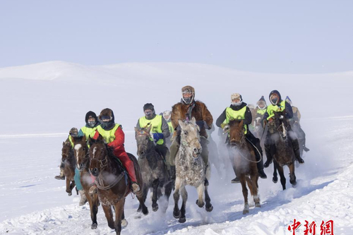 呼伦贝尔的新年马赛