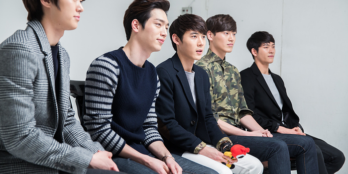 对话韩演员组合5urprise 想5人上 跑男 手机新浪网