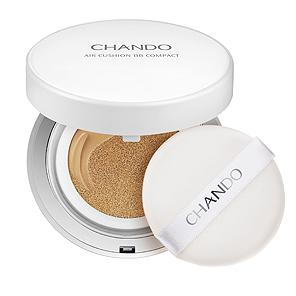 【自然堂/CHANDO 雪润晶采裸透气垫霜 】