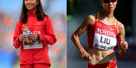 中国竞走美女刘虹美图