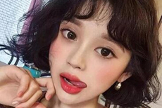 韩式流行短卷发 C扣卷非常瘦脸还显气质