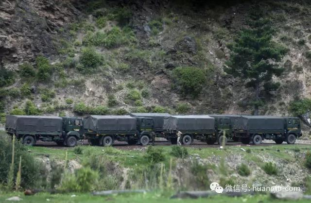 距洞朗最近不丹小镇印军驻扎