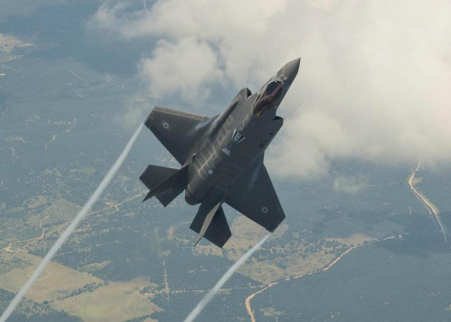 打遍中东无敌手！以色列F35战机涂装非常奇特