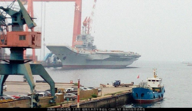 进度喜人!中国国产航母开始消磁作业首航不远