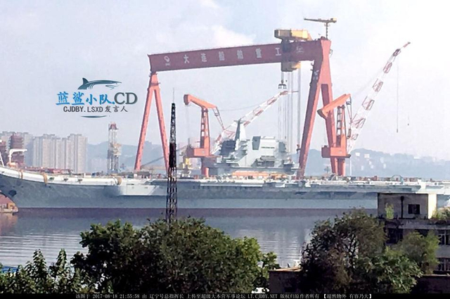 进度喜人!中国国产航母开始消磁作业首航不远