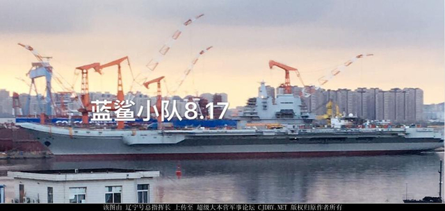 进度喜人!中国国产航母开始消磁作业首航不远