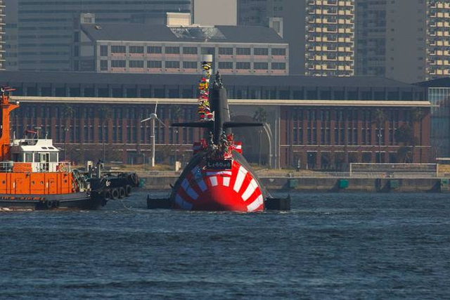 这速度需警惕！日本第10艘苍龙级潜艇下水