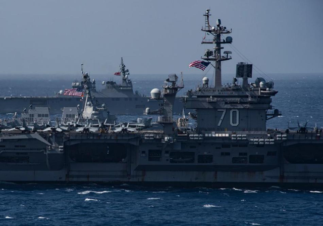 美日联合军演不提南海新照曝光