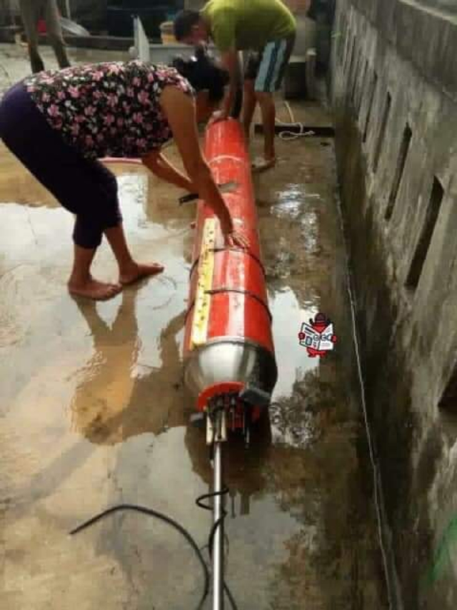 越南渔民距离海岸4海里处捞出中国鱼雷