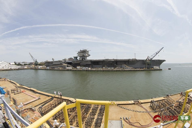 看到未来的自己！美福特号航母返厂遇上企业号残躯