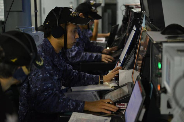 模拟对抗中国海军?日本加贺号准航母舰岛内部曝光