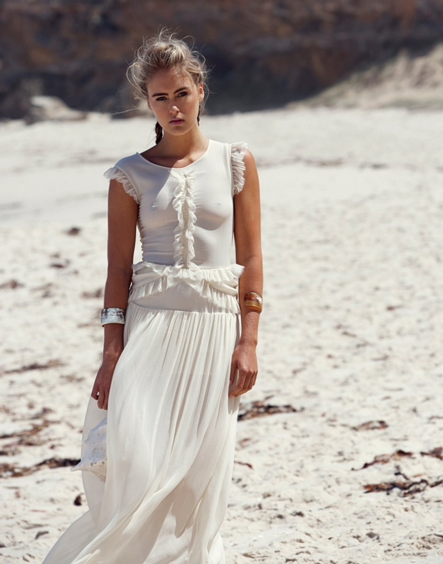 女模斯蒂芬妮-史密斯沙滩写真