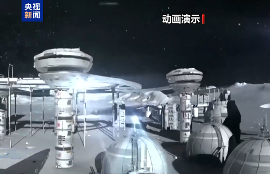 △国际月球科研站（效果图）
