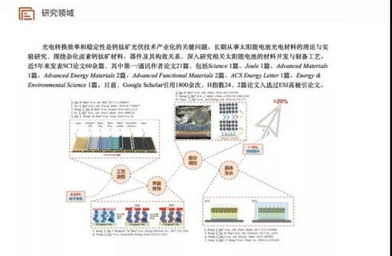 胡玥的研究领域。网络截图