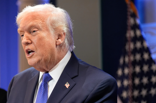 △当地时间20日，特朗普在白宫新闻发布会上