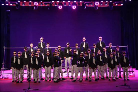 捷克男童合唱团在华演出的资料图片。