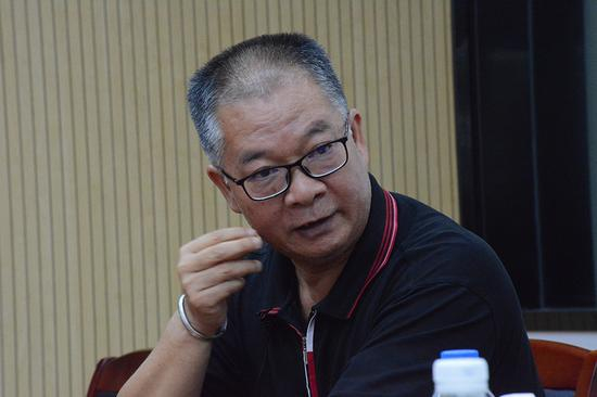  郭贤明接受澎湃新闻采访&nbsp;