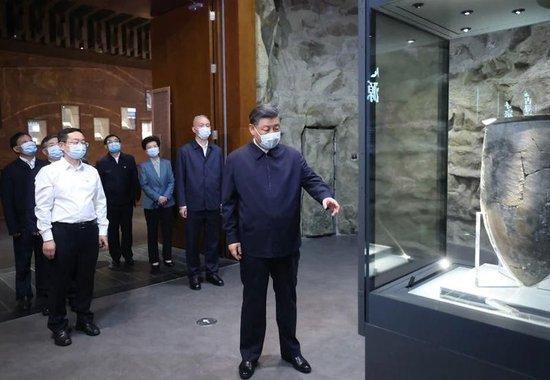 △2023年6月2日,习近平总秘书在中国历史商酌院试验。