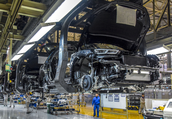  ▲一汽大众长春基地轿车生产线。图/IC photo