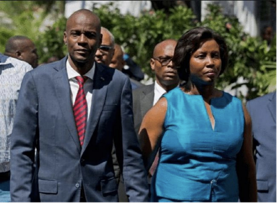 海地总统莫伊兹夫妇（资料）