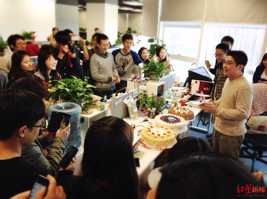 黄江吉（KK）与米聊团队最后一次庆祝米聊生日