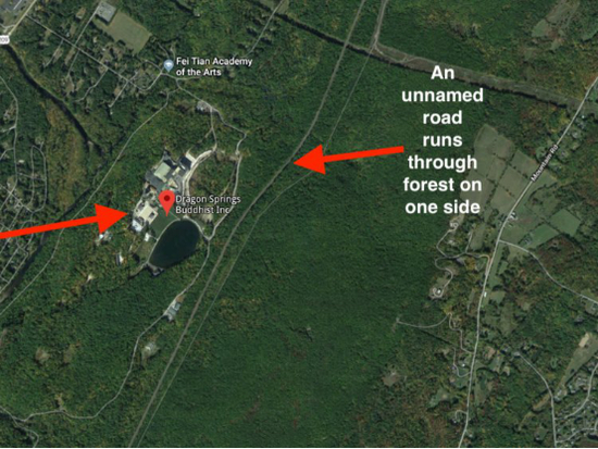 龙泉寺大院卫星图（图片来源：Google Maps / Business Insider）