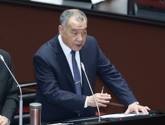 台防务部门负责人邱国正（图：中时新闻网）