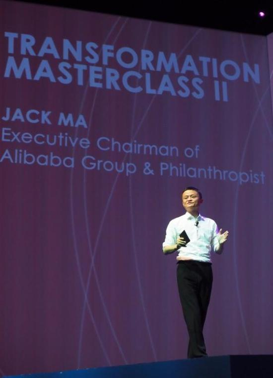 3月23日，马云在马来西亚与创业者交流。