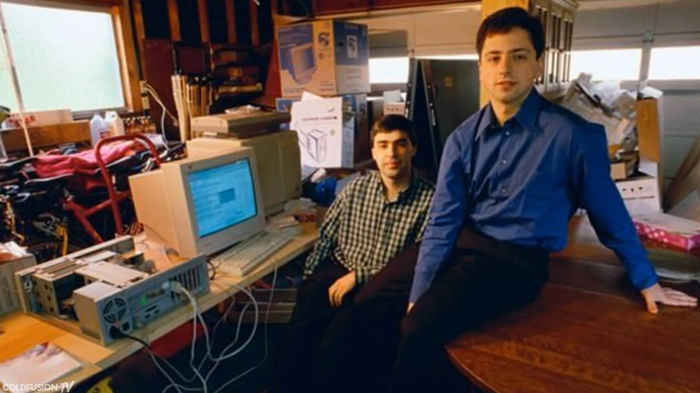 ▲拉里·佩奇以及谢尔盖·布林