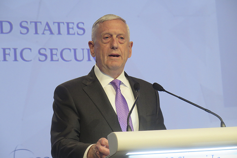 马蒂斯（James N。 Mattis） 图/记者陈立雄