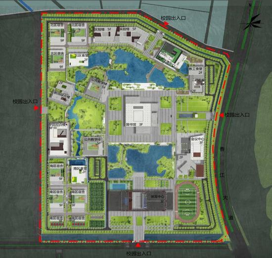  华师汕尾校区平面图