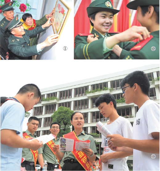 图④：歼—15舰载战斗机从辽宁舰上滑跃起飞。刘 旭摄（新华社发）