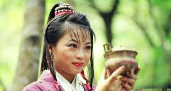 《天龙八部》剧照&nbsp;阿紫↑