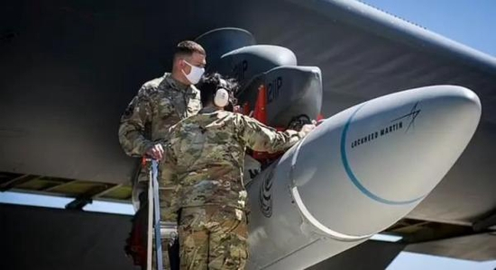 资料图：美国高超音速导弹（央视新闻）