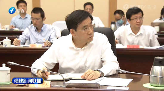 ▲黄海昆。《福建新闻联播》截图