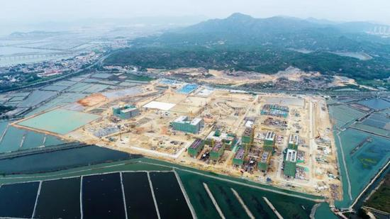  华师汕尾校区正在建设中