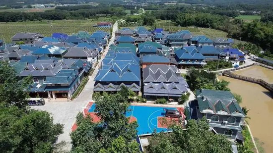 ▲尚冈村俯瞰图。