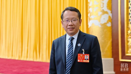 △徐坤委员。（总台央广记者潘毅拍摄）