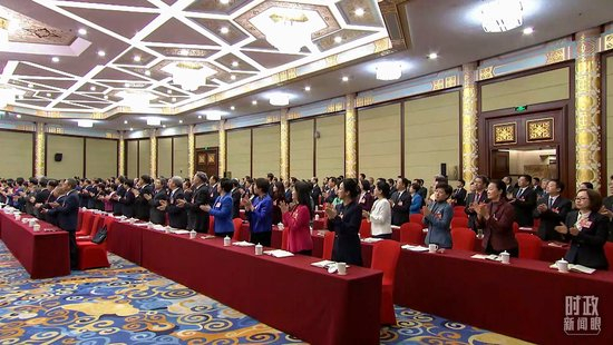 △当天的联组会现场。