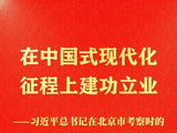 习近平总书记在北京市考察时的重要讲话凝聚奋进力量