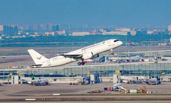 （即将交付给东航的C919客机/中商飞图片）