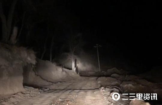  前往事发地的土路