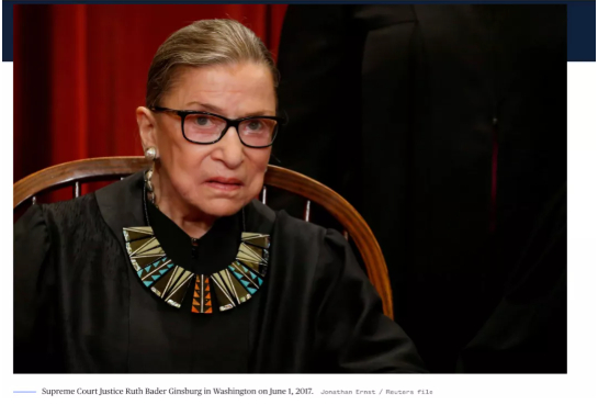 金斯伯格。/ NBC网站截图