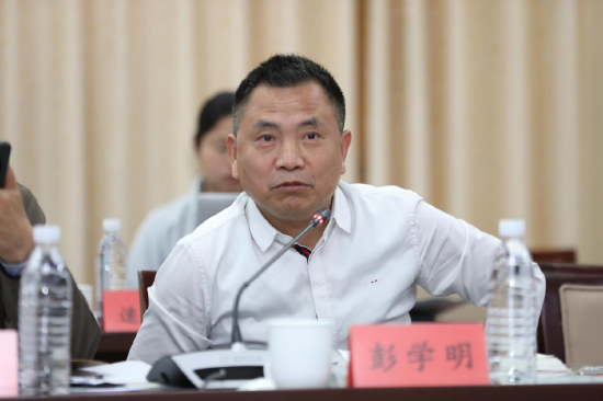 中国作协创作联络部主任彭学明发言