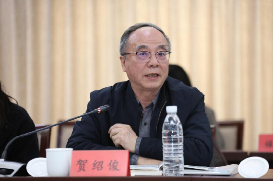 中国当代文学研究会副监事长贺绍俊发言