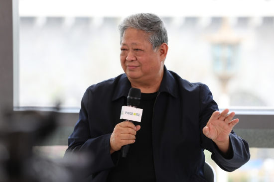 张庆善先生在活动现场