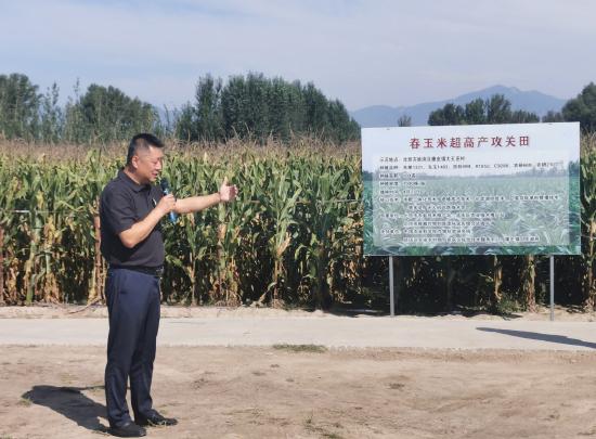 北京延庆区顺利举办2023年玉米绿色高产高效示范项目观摩活动